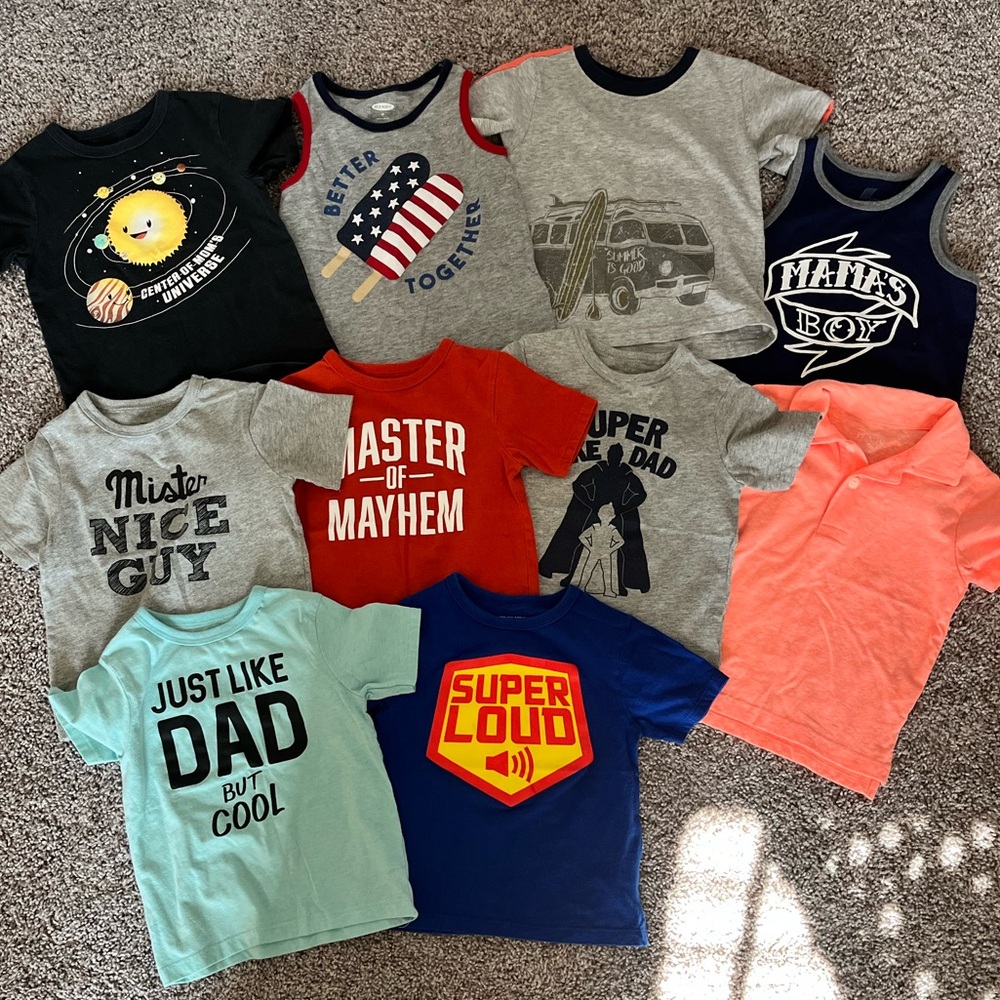 Toddler boys tees size 2T